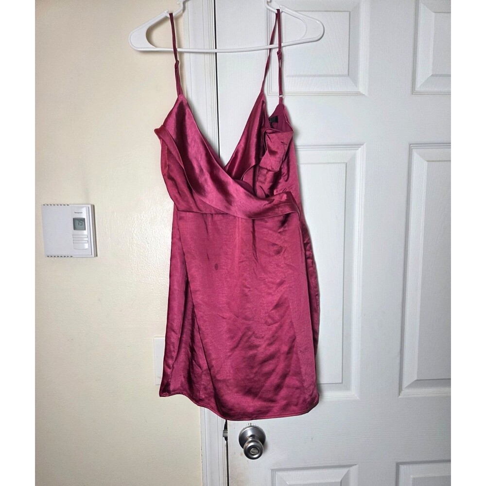 Stay Celebrating Magenta Satin Bodycon Mini Dress Women’s Party Cocktail Dresses